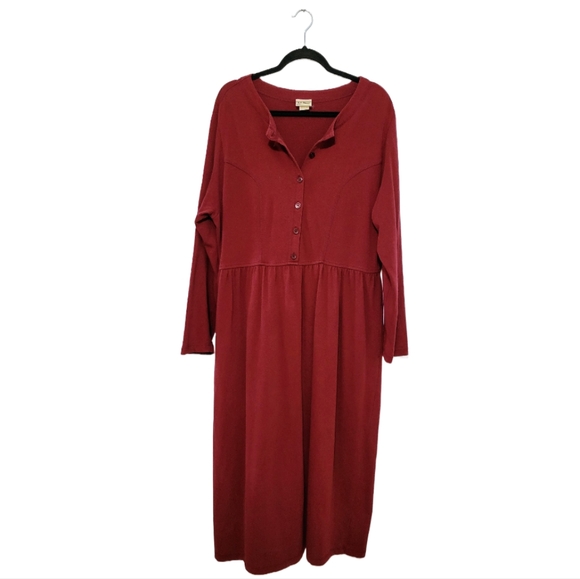 L.L. Bean Dresses & Skirts - L.L. Bean Vintage Sweatshirt Dress, Long Sleeve,100% cotton, Size XL